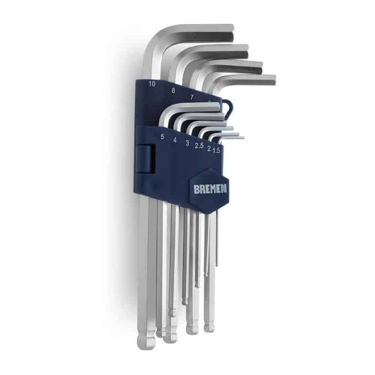 LLAVES ALLEN X 10 PZS CARDANICA [MM] S2 BREMEN® - MJP
