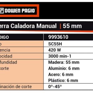 SIERRA CALADORA MANUAL 55MM 420W DP